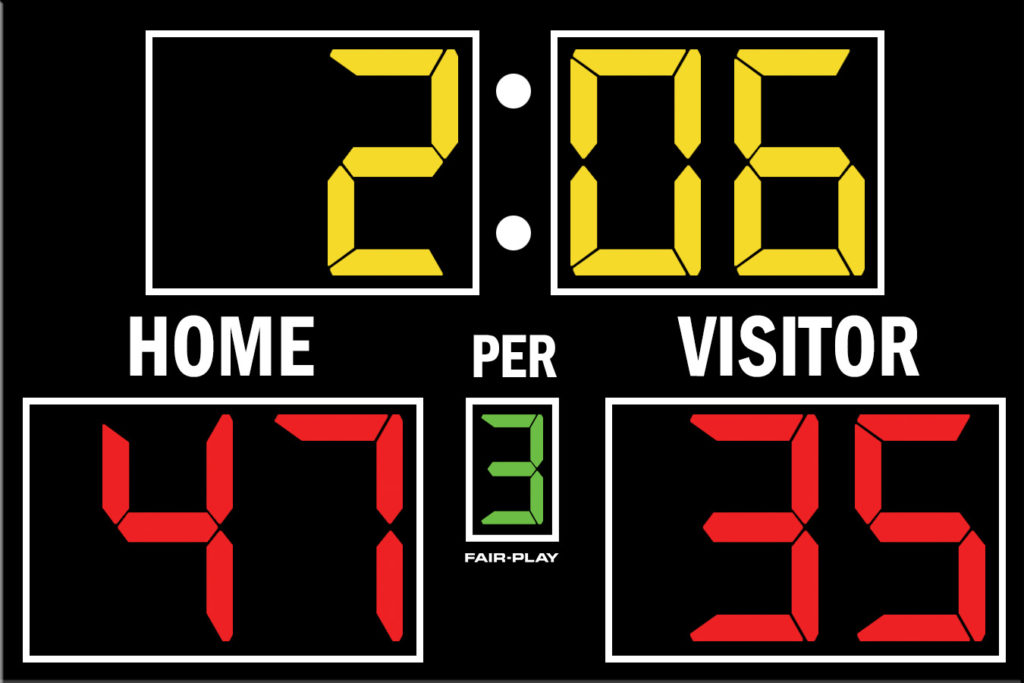 BB15764 Basketball Scoreboard FairPlay Scoreboards